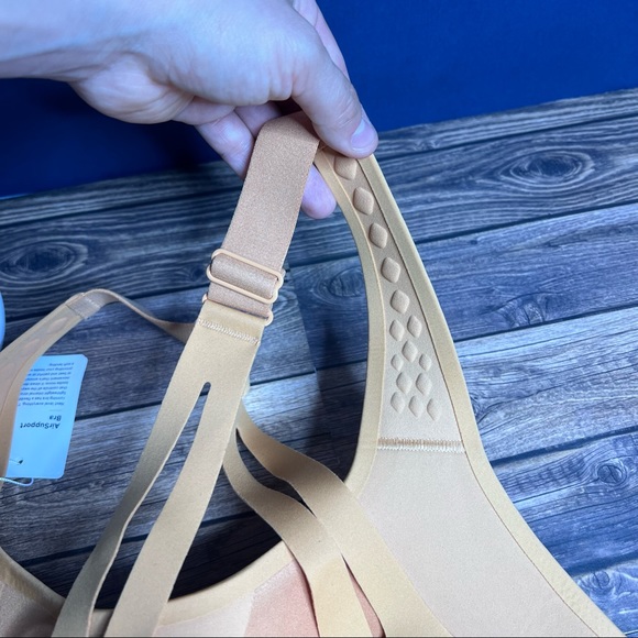 Lululemon AirSupport Bra Size 32DD NWT Warm Apricot/Silver Blue (High Support) - Picture 6 of 11